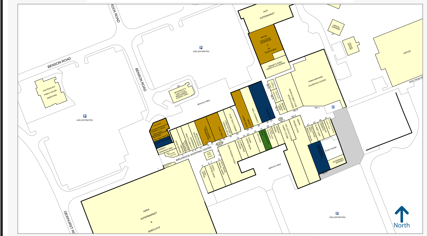Ground Floor Layout (Birchwood Goad)