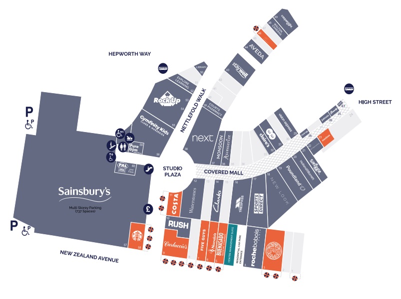 Ground Floor Layout (The Heart Site Map)