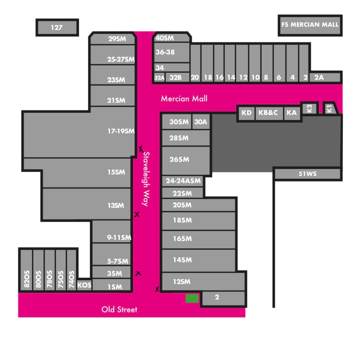 Ground Floor Layout (Ladysmith Site map)