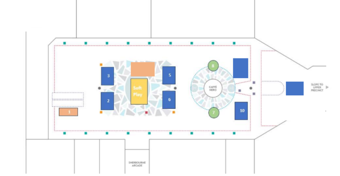 Lower Ground Floor Layout (lower precinct)