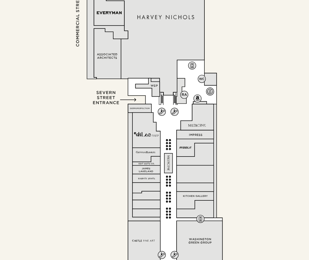 Ground Floor Layout (Mailbox Goad)