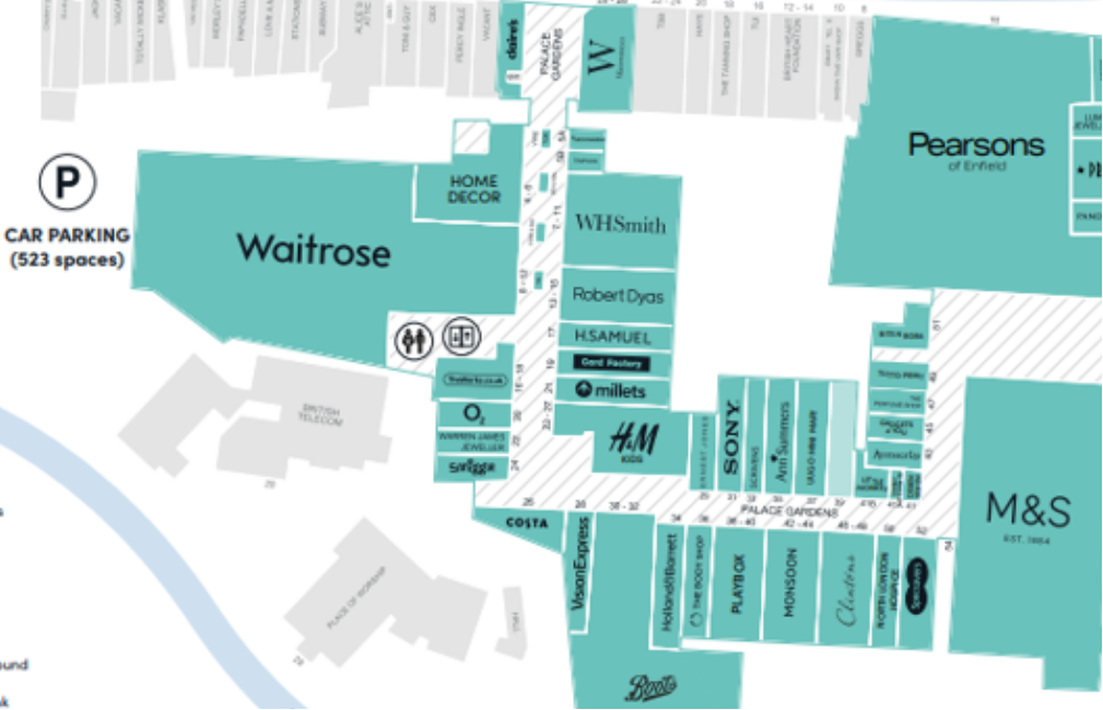 Ground Floor Layout (Enfield gardens map)