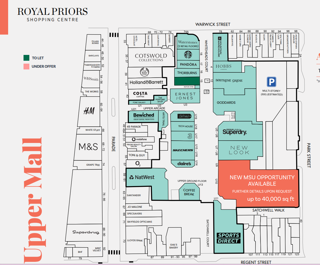 Ground Floor Layout (Royal Priors Goad)