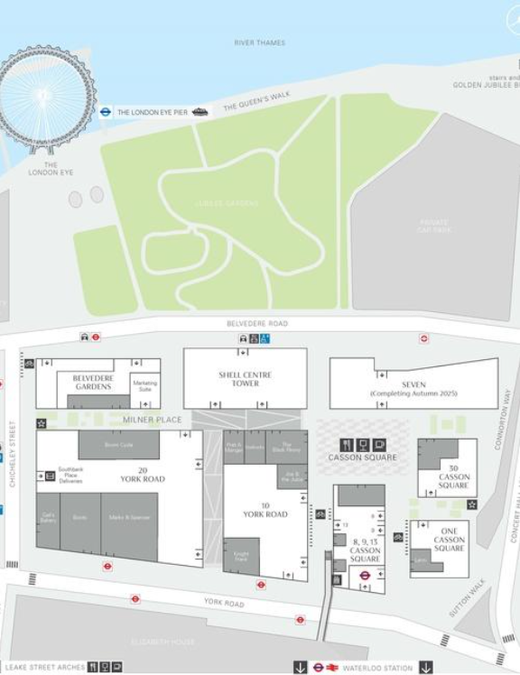 First Floor (Level 1) Layout (south bank place map 2 )