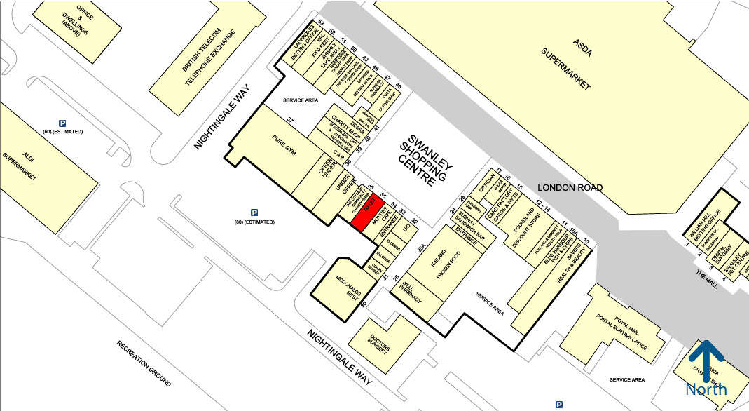 External Retail Park Layout Layout (m swanley actual GOAD )