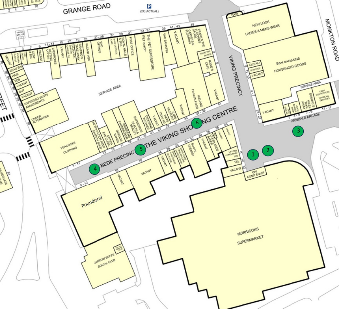 Ground Floor Layout (The Viking Centre)